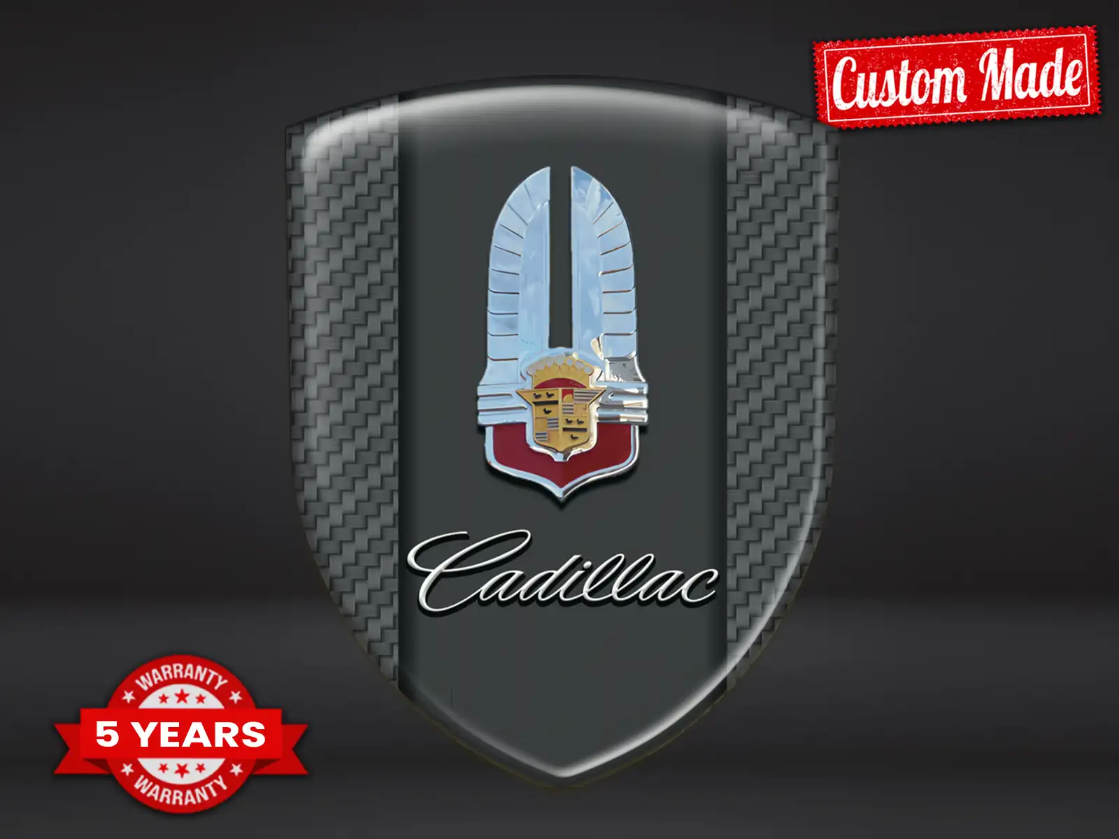Cadillac Logosticker Business Edition Stern Minimalistisch ST